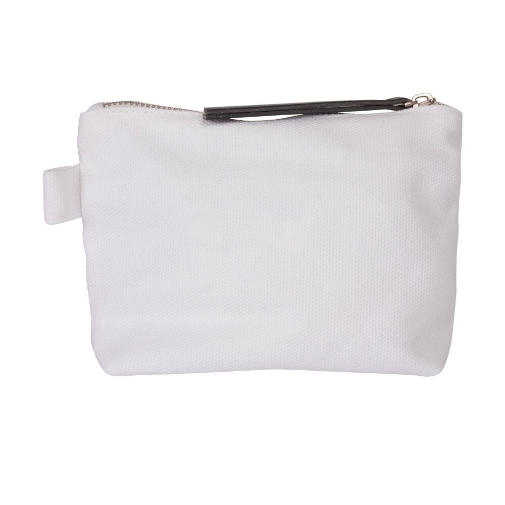 Biggdesign Faces Ugly Damen Kosmetiktasche in Weiß, aus PU-Leder, 20 x 15 cm, mit buntem Design für Kosmetika und Reise.